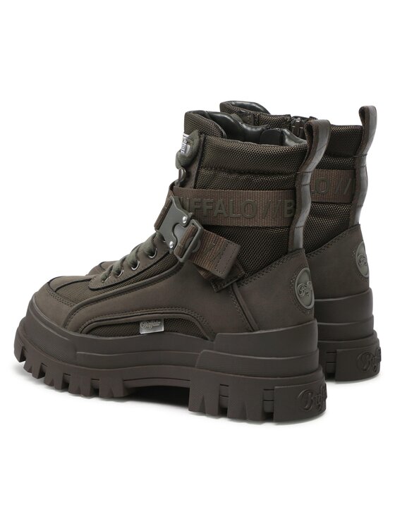 Buffalo Gležnjarji Buffalo Aspha Com1 Laceup Mi BN1622160 Khaki
