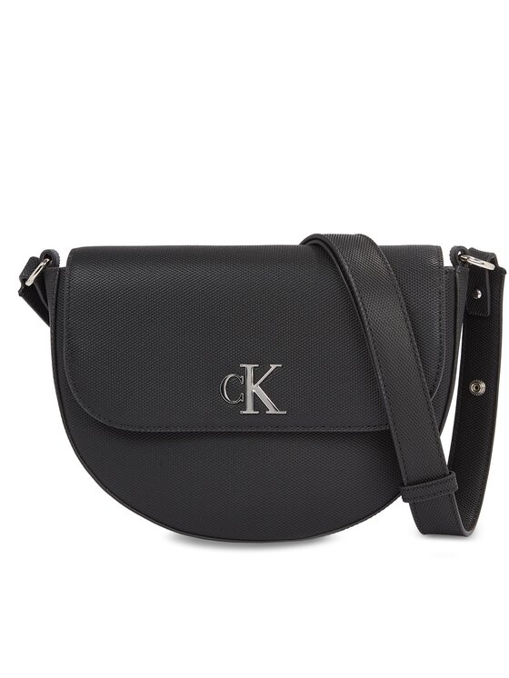 Calvin Klein Jeans Soma Calvin Klein Jeans Minimal Monogram Saddle Bag22 T K60K611961 Melns