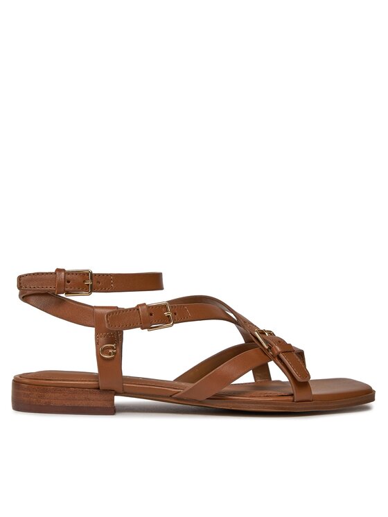 Guess Sandali Guess Tamper FLJTAM LEA03 Marrone