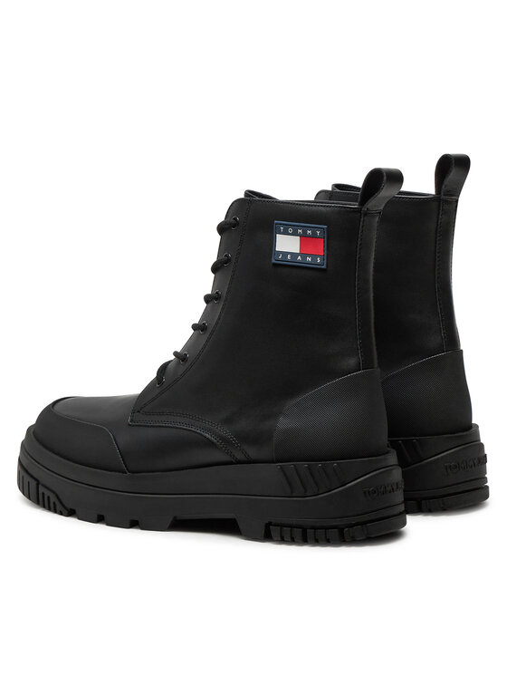 Tommy Jeans Bakancs Tommy Jeans EM0EM01511 Fekete