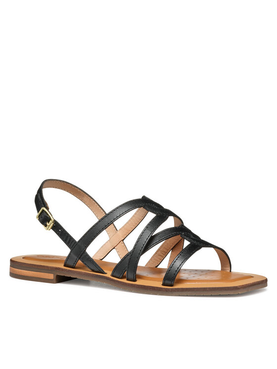 Geox Sandale Geox D Sozy Qc D55YFA 0001J C9999 Negru