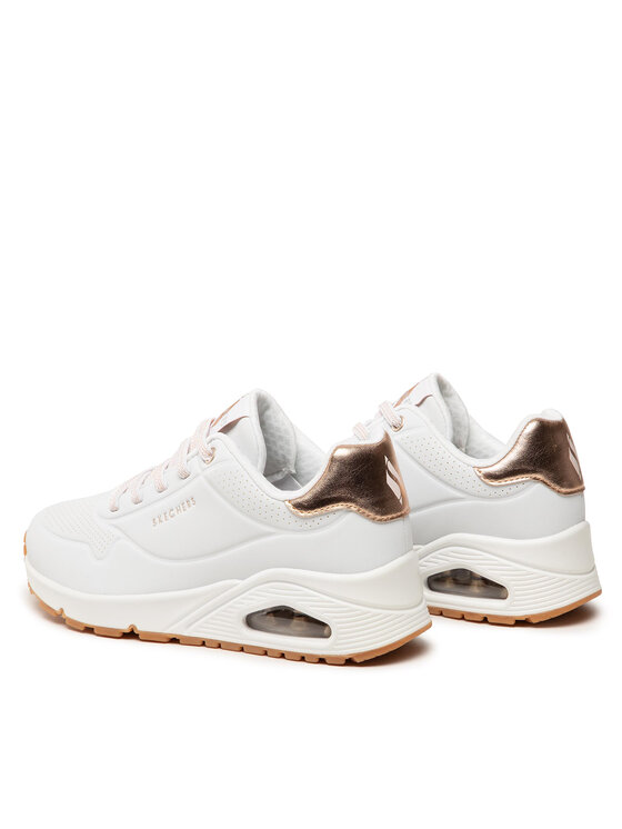 Skechers Снікерcи Skechers Uno Shimmer Away 155196/WHT Білий