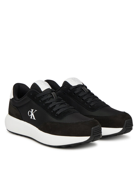 Calvin Klein Jeans Αθλητικά Calvin Klein Jeans Athleisure Runner Laceup Ny-Su YM0YM01370 Μαύρο