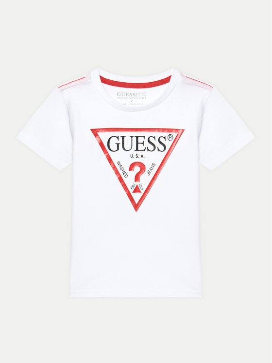 Guess Guess Футболка N73I55 K8HM0 Білий Regular Fit