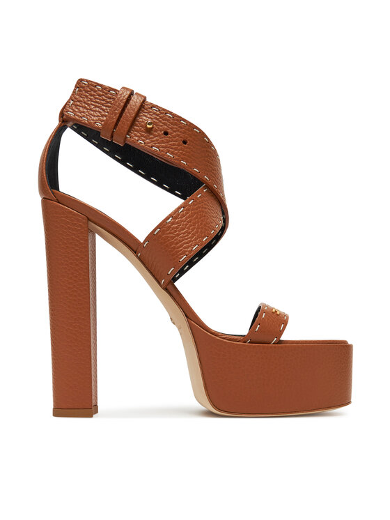 Elisabetta Franchi Sandali Elisabetta Franchi SA-08L-52E2-V580 Rjava