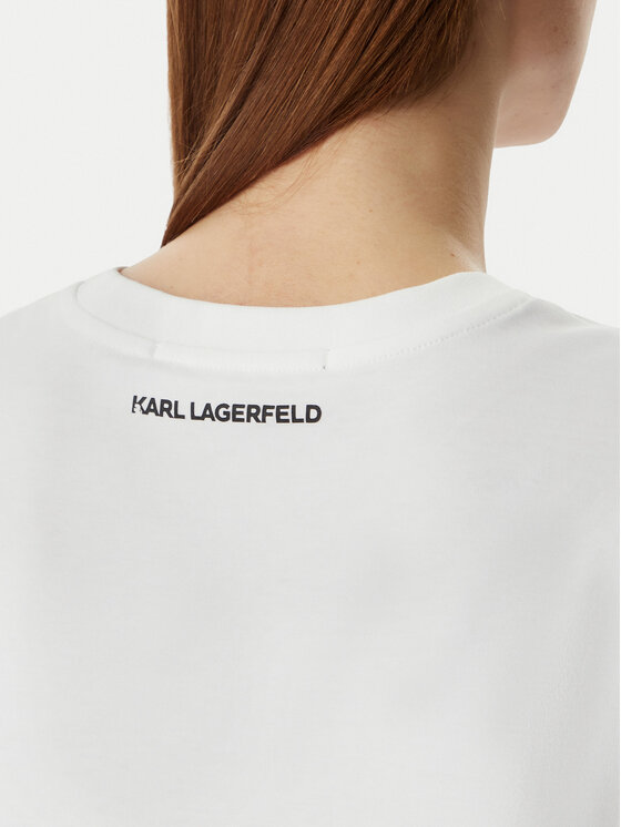 KARL LAGERFELD KARL LAGERFELD Camiseta A3W17077 Blanco Regular Fit