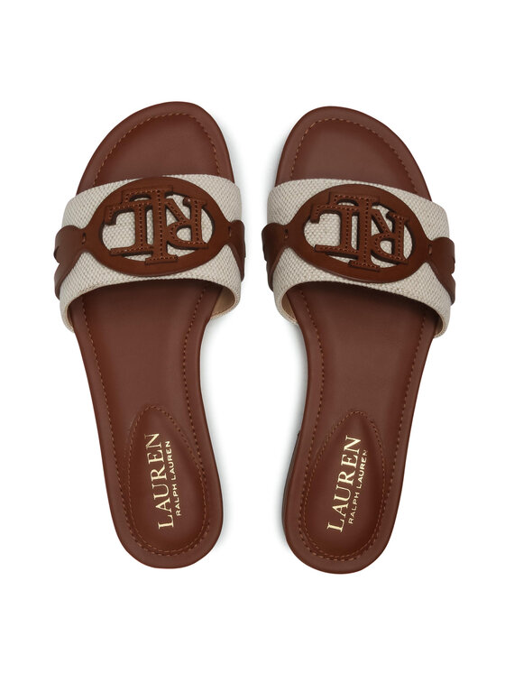 LAUREN RALPH LAUREN Şlapi LAUREN RALPH LAUREN Alegra 802826823001 Bej