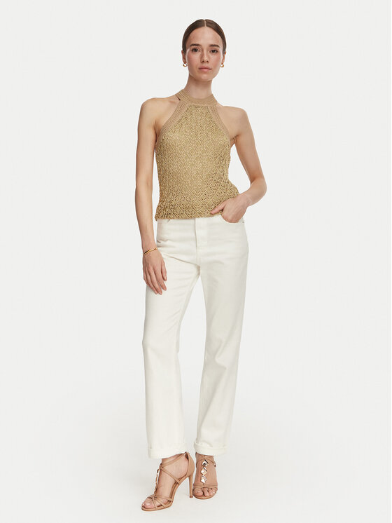 Guess Guess Топ W6YR34 Z1032 Золотий Regular Fit