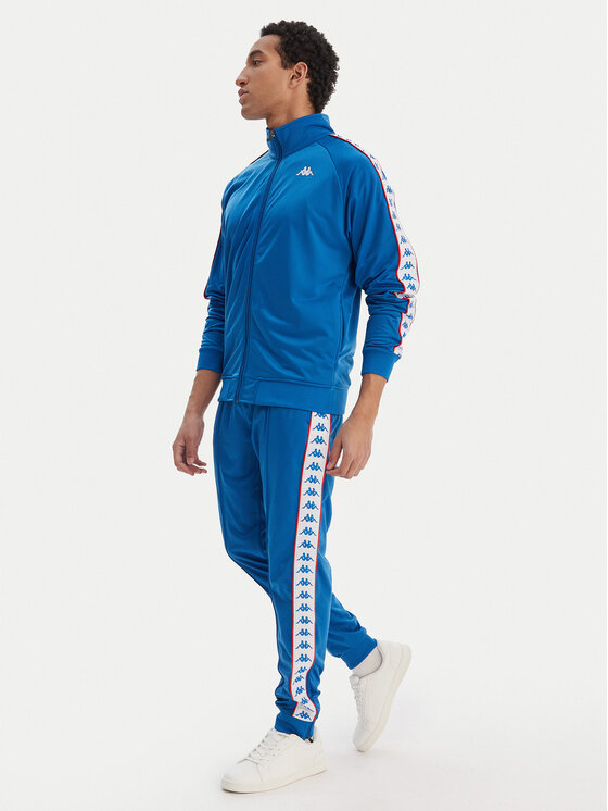 Kappa Kappa Sudadera Banda Anniston 301EFU0 Azul Slim Fit