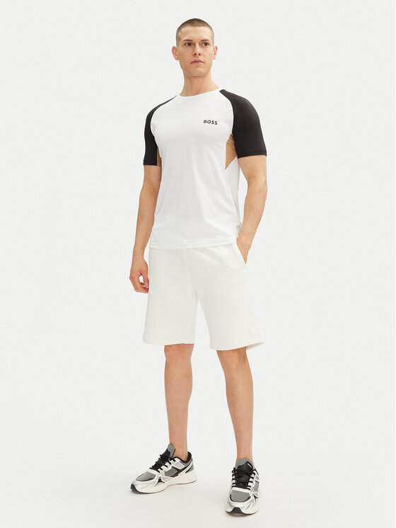 BOSS BOSS T-shirt 50539114 Bijela Slim Fit