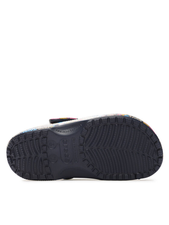 Crocs Šľapky Crocs Crocs Classic Retro Floral Clog 208954 Tmavomodrá