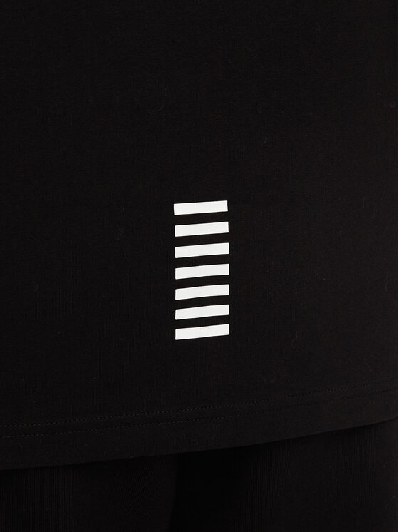 EA7 Emporio Armani EA7 Emporio Armani Футболка 8NPT27 PJVQZ 1200 Чорний Regular Fit