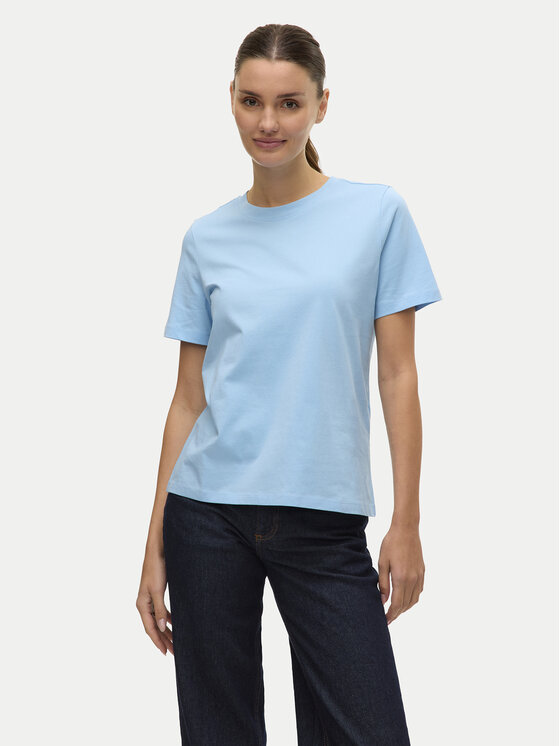 Vero Moda Vero Moda T-shirt Paulina 10316991 Plava Regular Fit