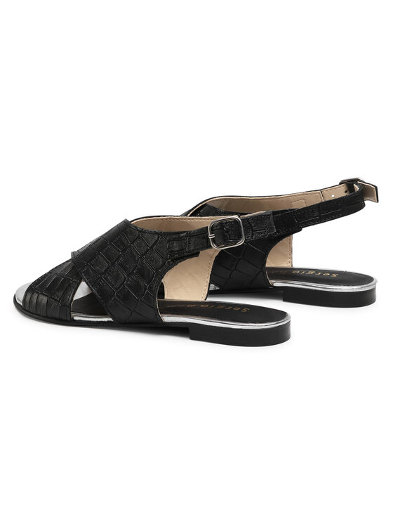 Sergio Bardi Sandále Sergio Bardi SB-76-11-001164 Čierna