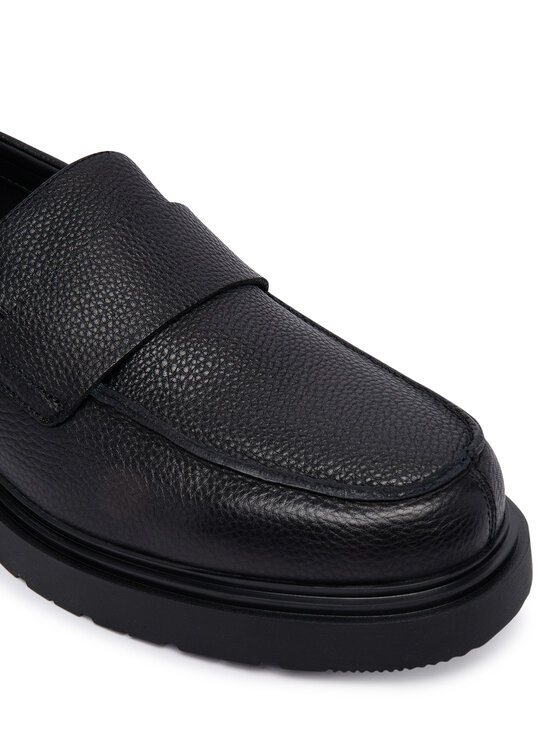 Calvin Klein Loafersy Calvin Klein Combat Ess Loafer Lth HM0HM02337 Černá