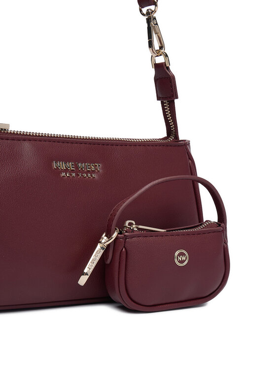 Nine West Τσάντα Nine West CEO-VELVET CHARM-LA374-4788 Μπορντό