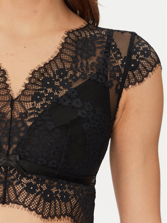 Hunkemöller Hunkemöller Braletė liemenėlė Daphne 300218 Juoda