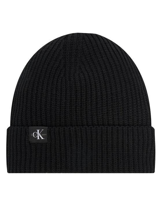 Calvin Klein Jeans Шапка Calvin Klein Jeans Monogram IU0IU00440 Черен