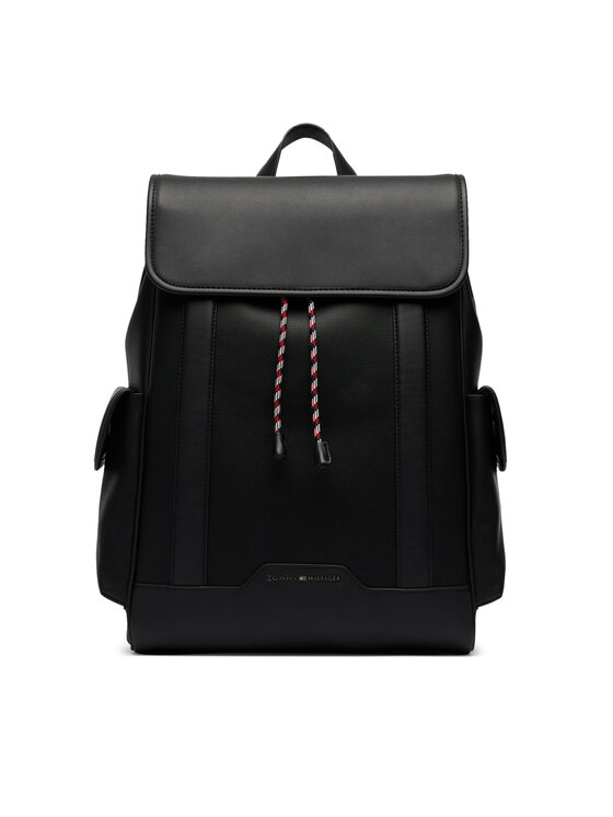Tommy Hilfiger Hátizsák Tommy Hilfiger Th Texture Backpack AM0AM14678 Fekete
