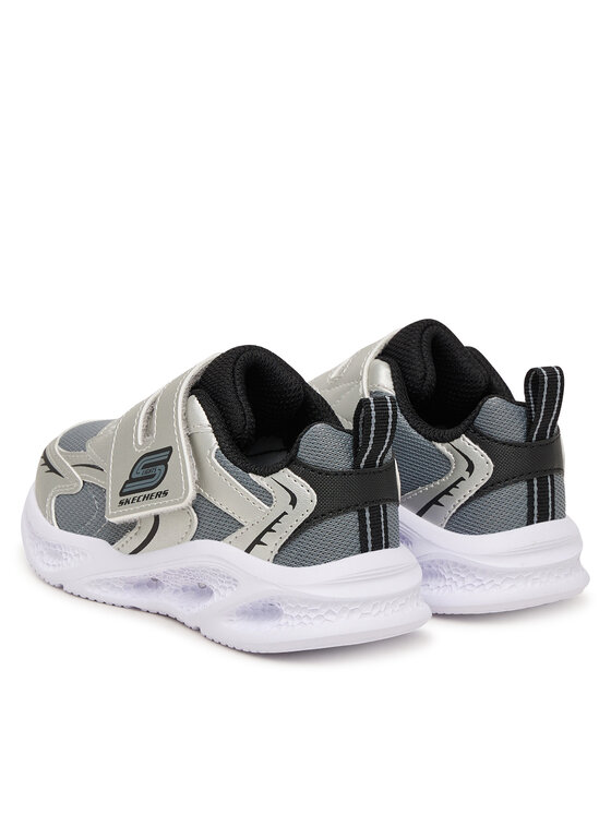 Skechers Снікерcи Skechers Meteor-Lights - Glow 401498N/SLBK Срібний