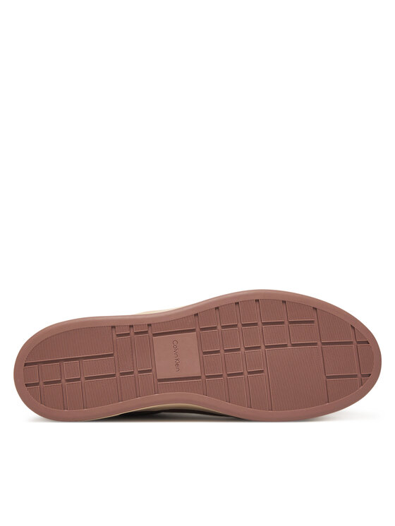 Calvin Klein Sneakers Calvin Klein Basket Cupsole Laceup Lth-Nu YM0YM01354 Marrone