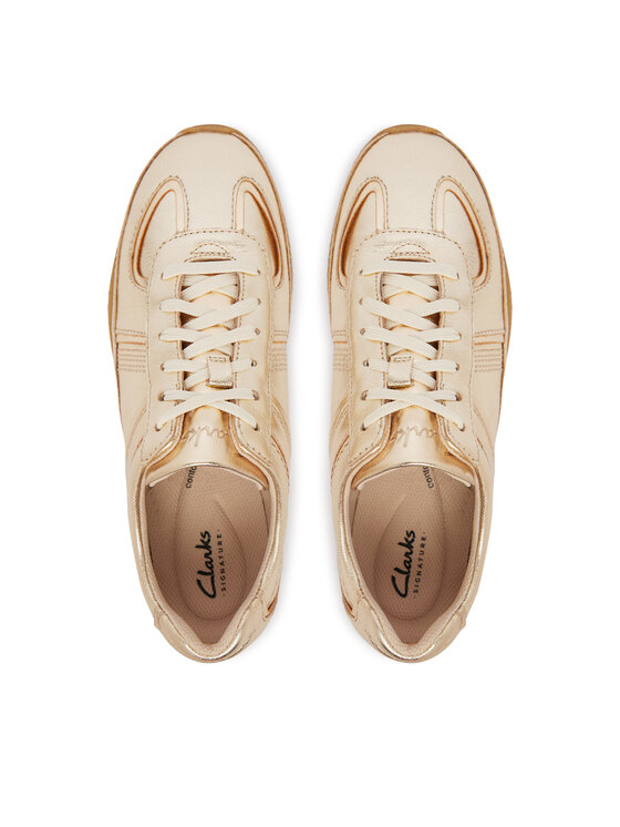 Clarks Снікерcи Clarks Meridor Lo 26186585 Золотий
