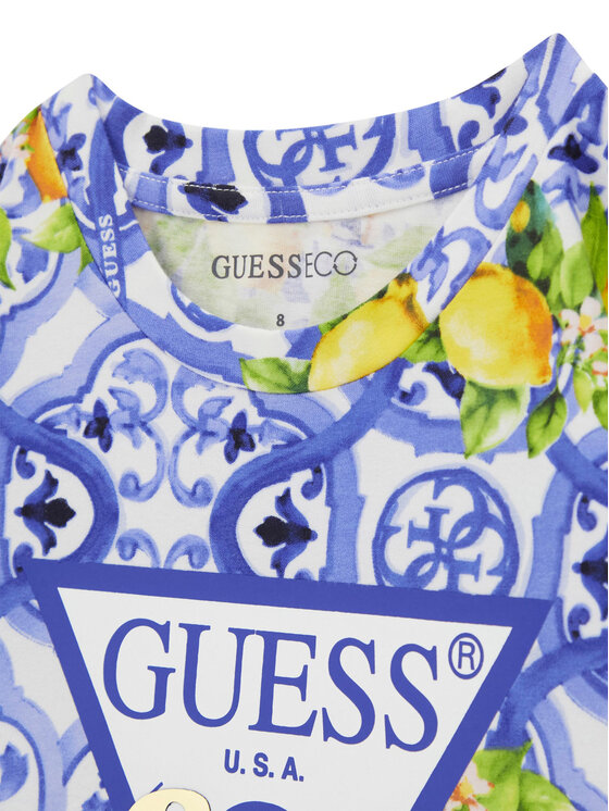 Guess Guess Футболка J6GI03 K6YW4 Голубий Relaxed Fit