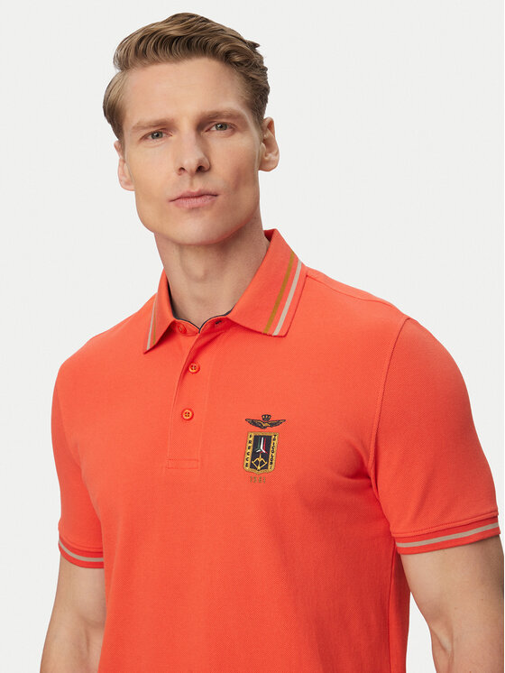 Aeronautica Militare Aeronautica Militare Polo 261PO1914UP00403 Rojo Regular Fit