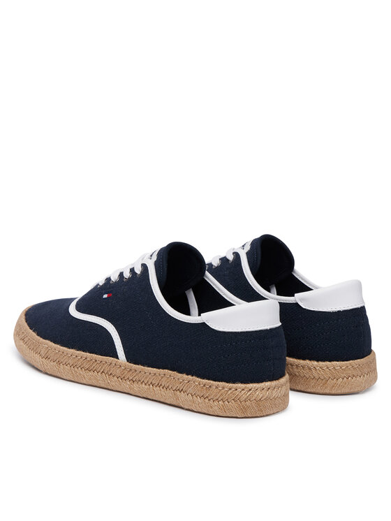 Tommy Hilfiger Espadryle Tommy Hilfiger Th Hi Vulc Core Jutte Canvas FM0FM05872 Granatowy