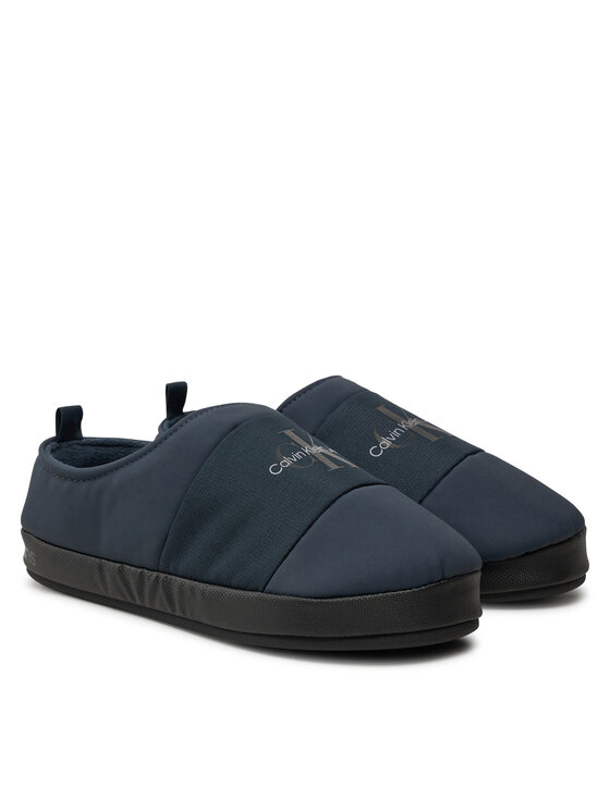 Calvin Klein Jeans Papuče Calvin Klein Jeans Home Slipper Mono YM0YM00840 Tamnoplava