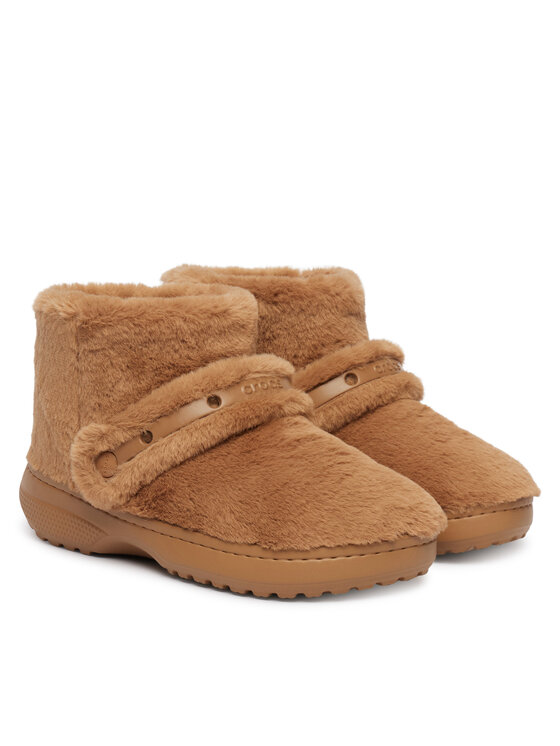 Crocs Čības Crocs Classic Unfurgettable Boot 211743 Bēšs