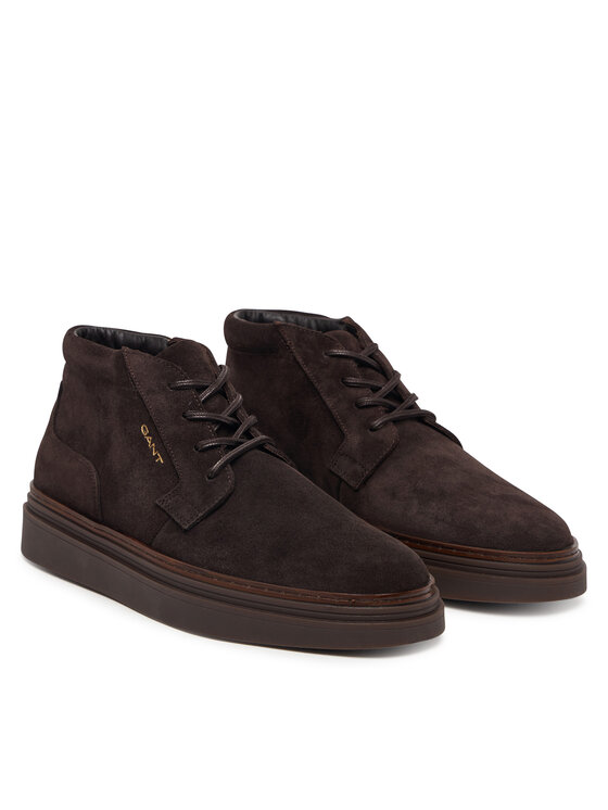 Gant Μποτίνια Gant Kinzoon Mid 33643383 Σκούρο καφέ