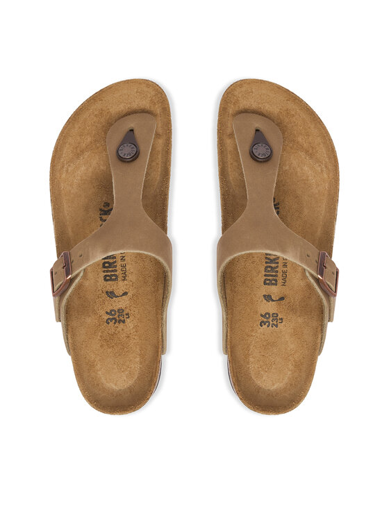 Birkenstock Žabky Birkenstock Gizeh Bs 0943813 Béžová