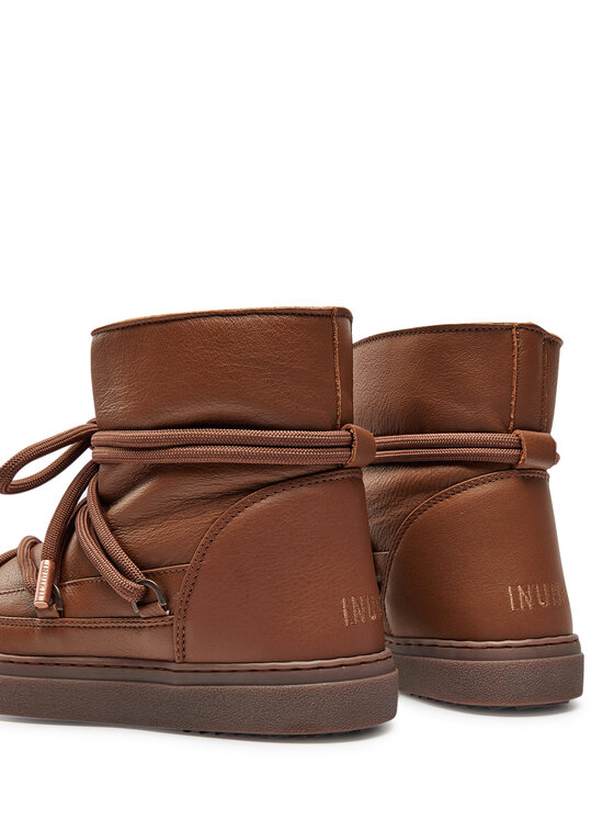 Inuikii Škornji za sneg Inuikii Full Leather 75202-087 Rjava