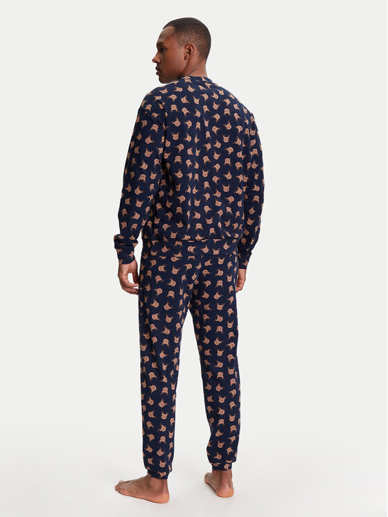 United Colors Of Benetton United Colors Of Benetton Pigiama 38DK4P02L Blu scuro Regular Fit