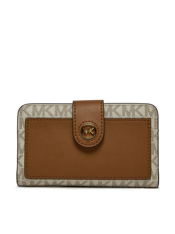 MICHAEL Michael Kors Portofel MICHAEL Michael Kors Mk Charm 34S4G0KF6B Bej