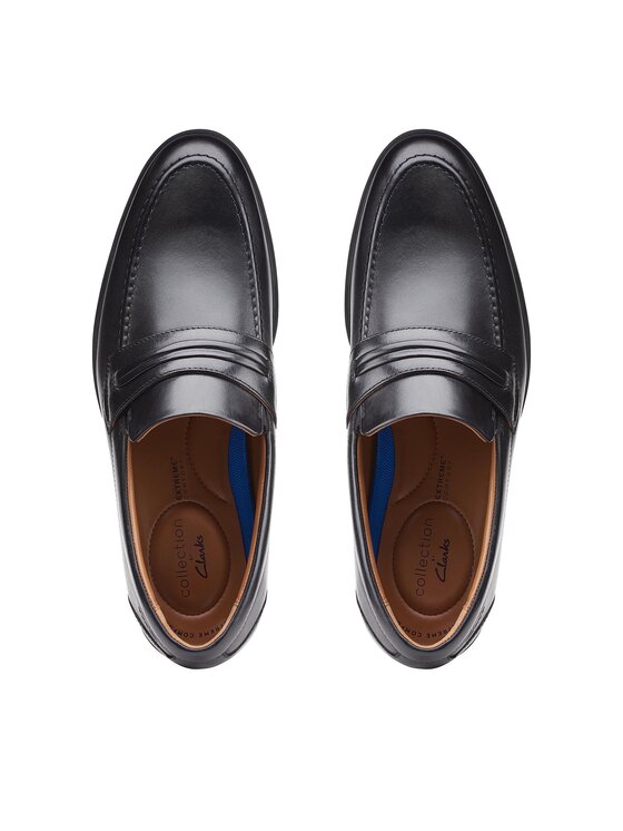 Clarks Półbuty Clarks Whiddon Loafer 26158005 Czarny
