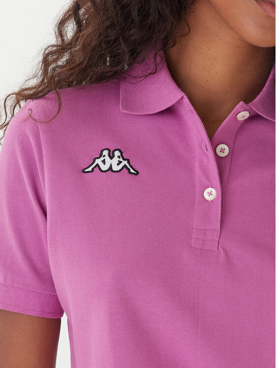 Kappa Kappa Polo Logo Sharas Wss 302B3C0 Violeta Regular Fit