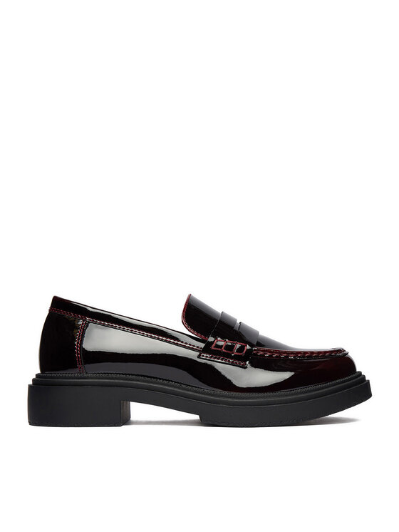 JENNY Loafersy JENNY CEO-Y82537-1 Bordowy