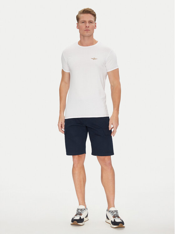 Aeronautica Militare Aeronautica Militare Футболка AM1UTI003 Білий Regular Fit