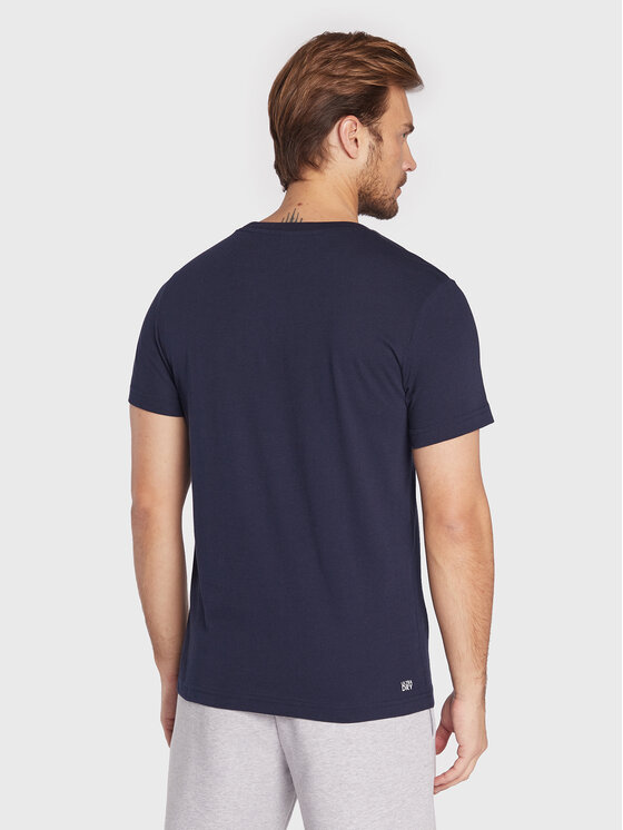 Lacoste Lacoste Футболка TH2042 Cиній Regular Fit