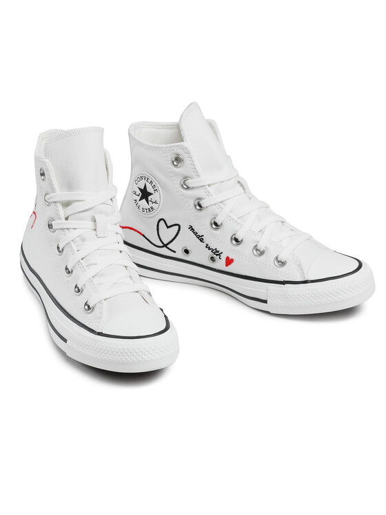 Converse Sneakers Converse Ctas Hi Vintage Wh 171159C Λευκό