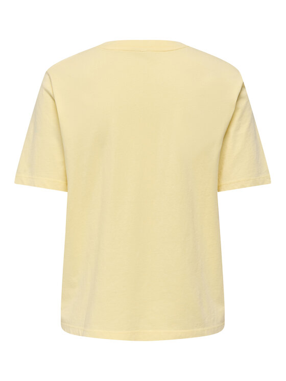 ONLY ONLY Camiseta Lucy 15367829 Amarillo Regular Fit