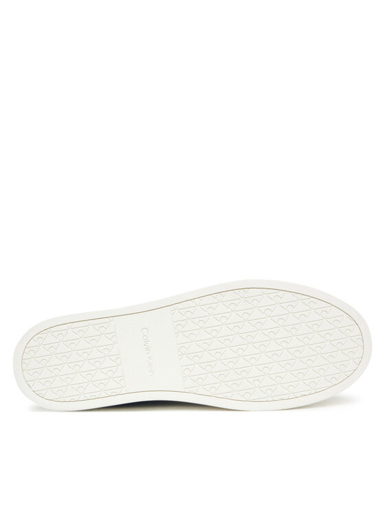 Calvin Klein Sneakersy Calvin Klein Classic Cupsole Laceup Tape Lth YM0YM01430 Čierna