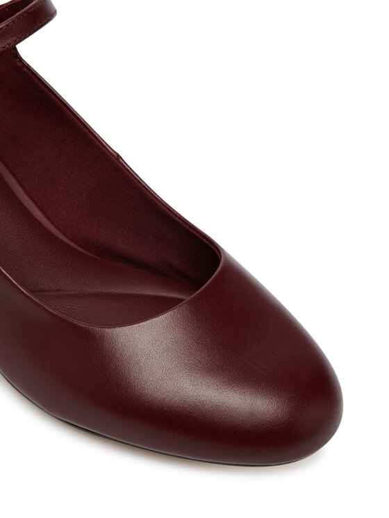 Tommy Hilfiger Décolleté Tommy Hilfiger Heeled Maryjane Buckle FW0FW09347 Bordeaux