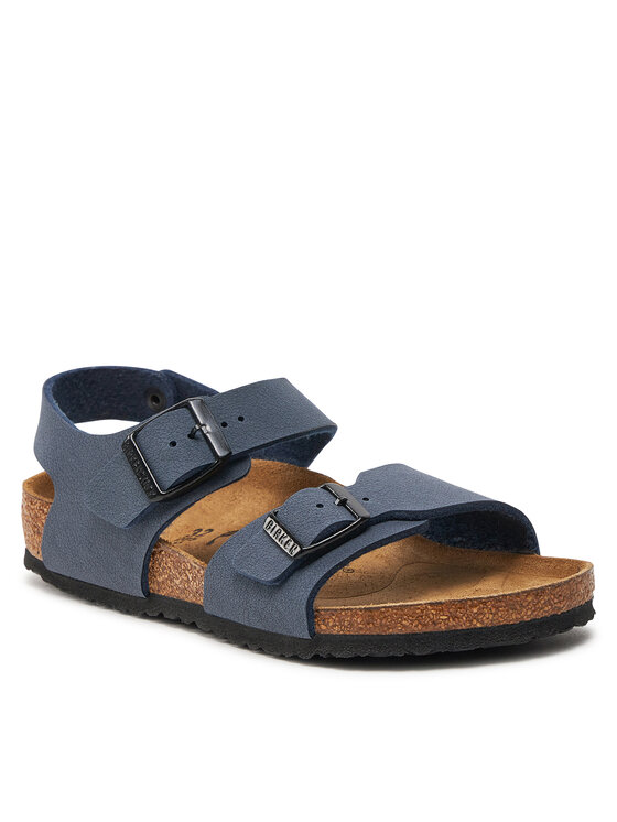 Birkenstock Sandály Birkenstock New York Kids Bf 0087773 Tmavomodrá