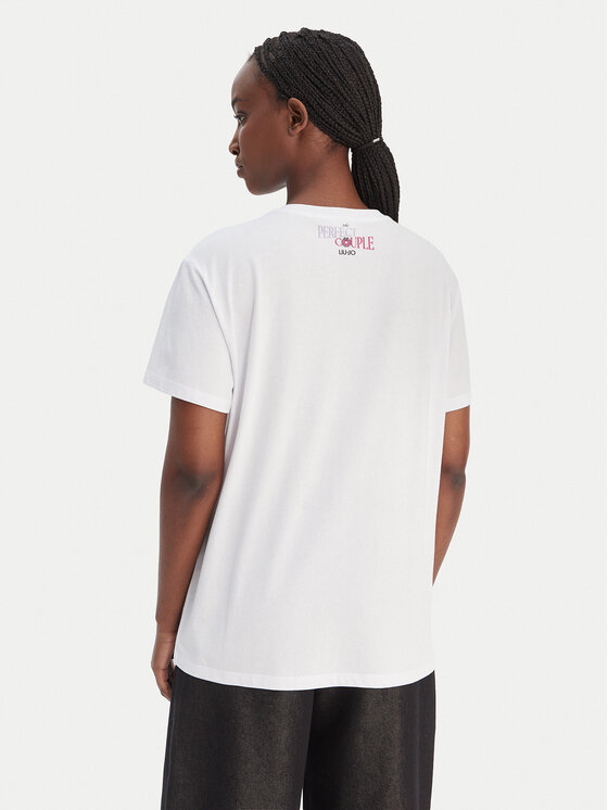Liu Jo Liu Jo Camiseta WA6163 JS904 Blanco Relaxed Fit