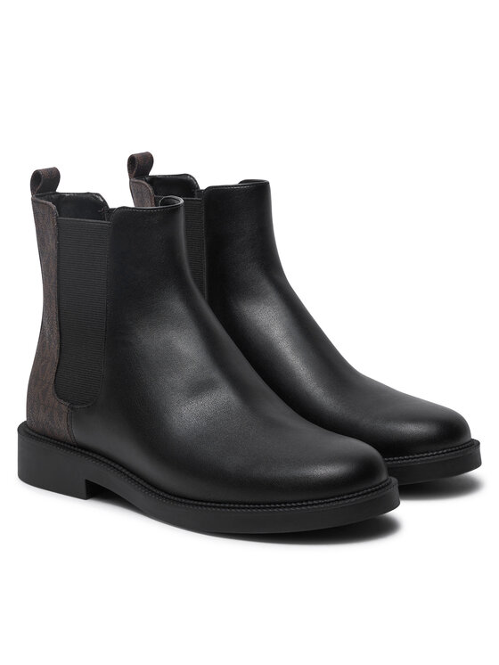 MICHAEL Michael Kors Bokacsizma MICHAEL Michael Kors Hazel Chelsea Bootie 40F4HZMEFL Fekete