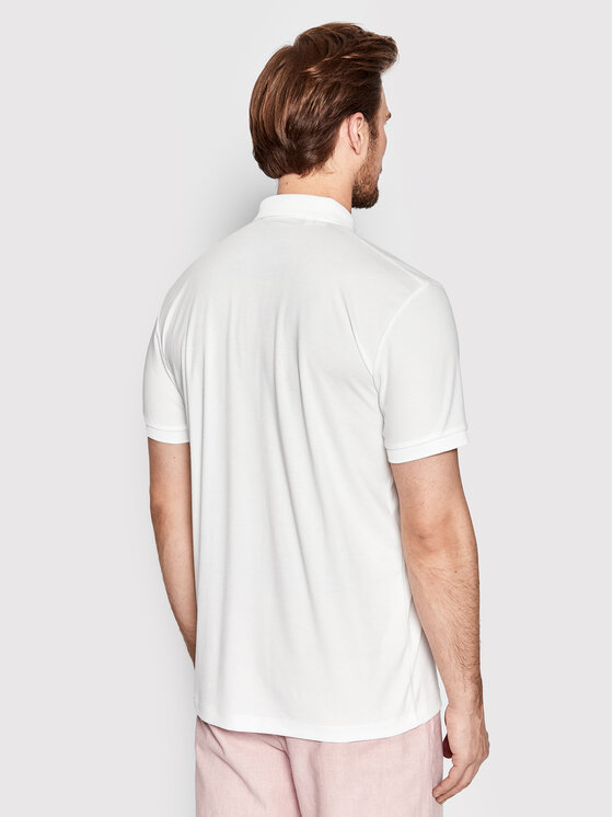 Selected Homme Selected Homme Polo marškinėliai Fave 16079026 Balta Regular Fit