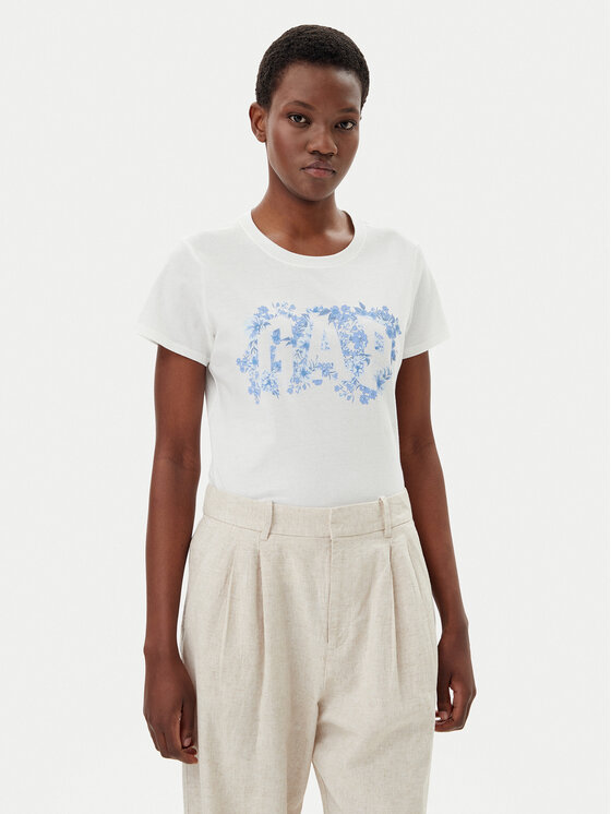 Gap Gap Футболка 729555-03 Білий Regular Fit